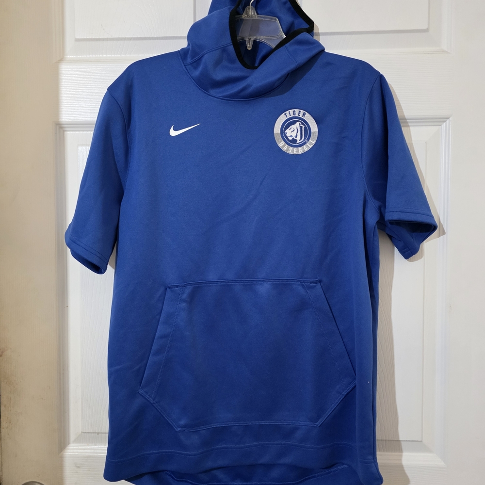 Nike Blue Tiger Baseball Hoodie